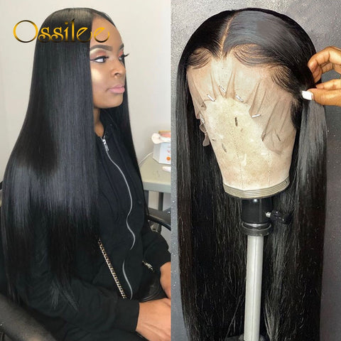 360 Frontal Straight Lace Wigs for women's